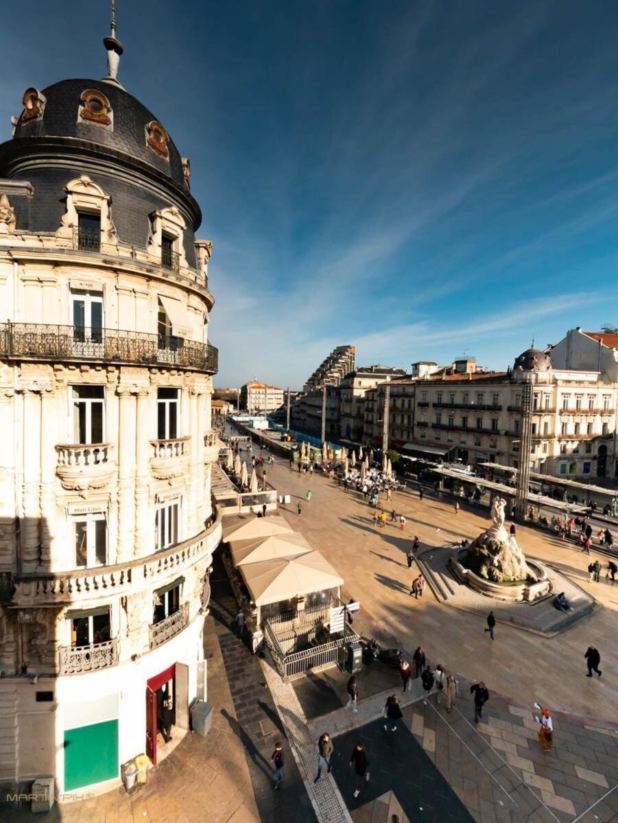 L'Atelier - Climatisation Et Vue Place De La Comedie Montpellier Eksteriør billede
