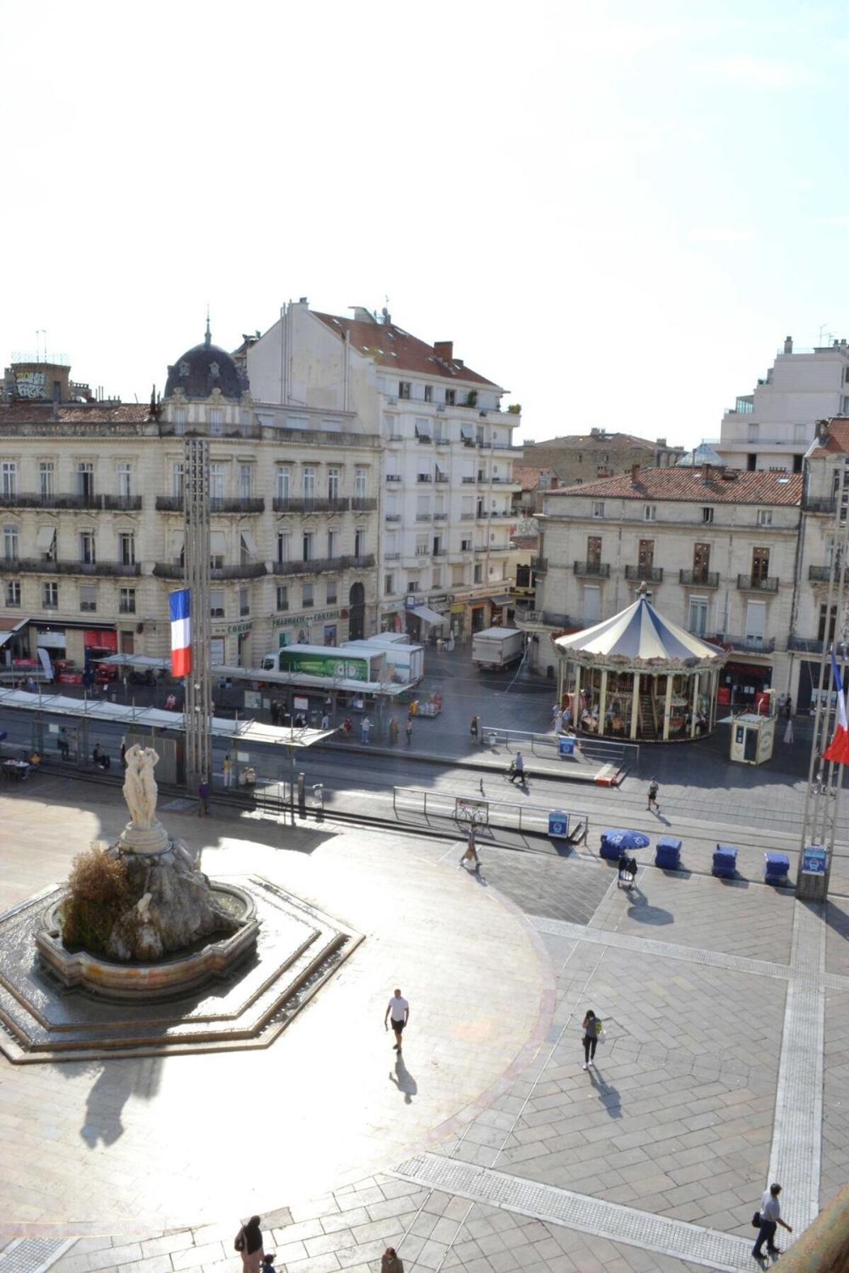 L'Atelier - Climatisation Et Vue Place De La Comedie Montpellier Eksteriør billede